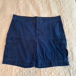 Men St. John's Bay Deep Navy Cargo Shorts